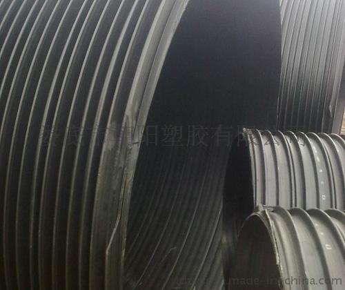 大口径钢塑管--HDPE钢塑缠绕排水管